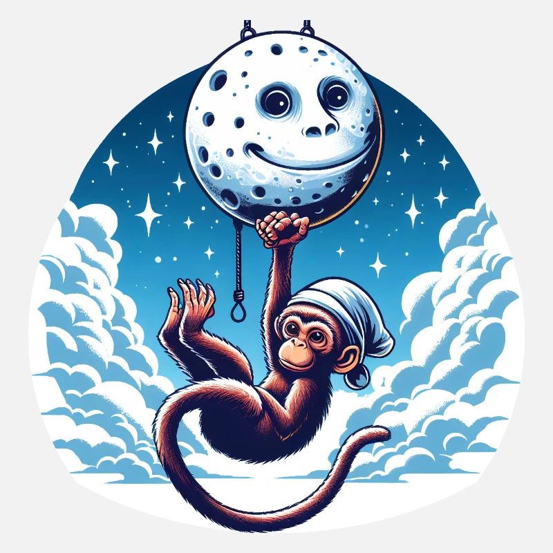 Monkey Moon Lustige Tiere