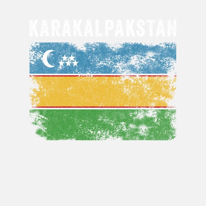 Karakalpakstan Flag Distressed