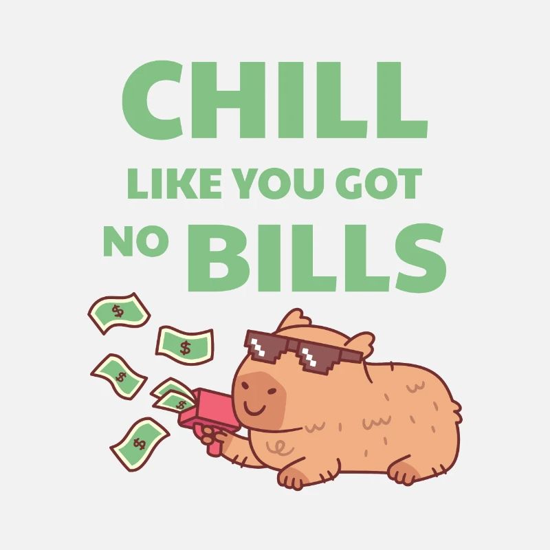 Chilling Capybara Chill comme si vous n’aviez pas de factures