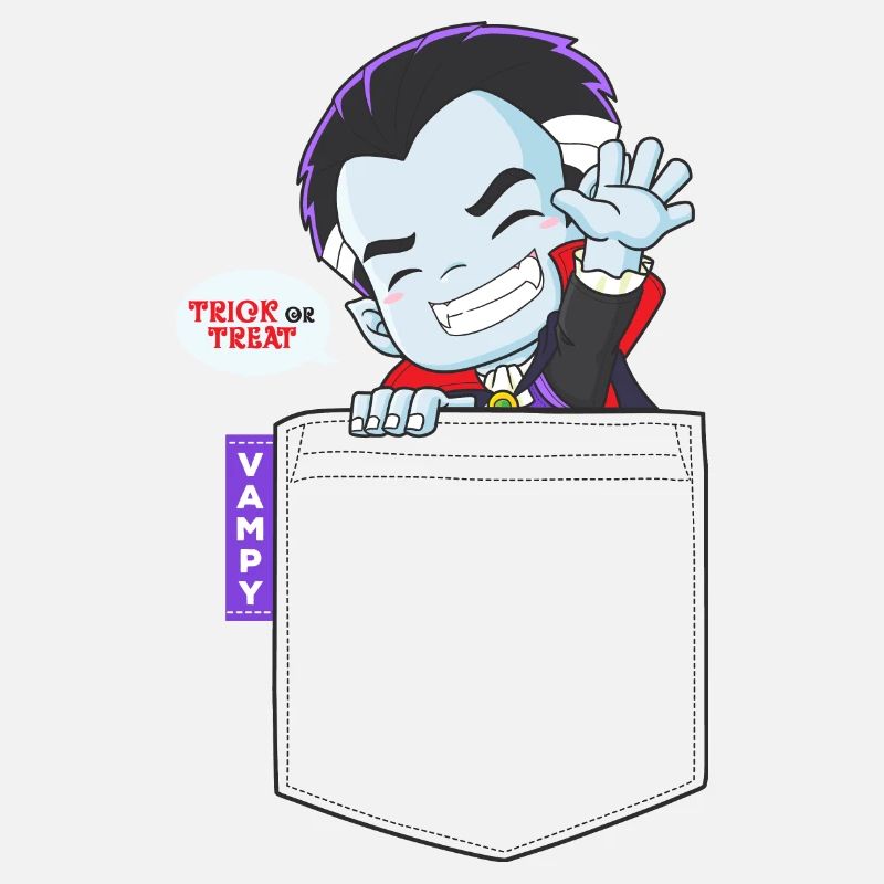 Chemise Pocket Vampire Chibi