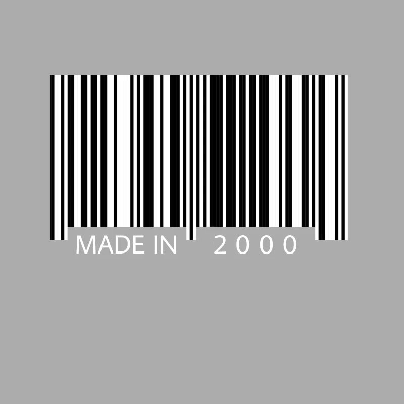 Made in 2000 Barcode Geschenk