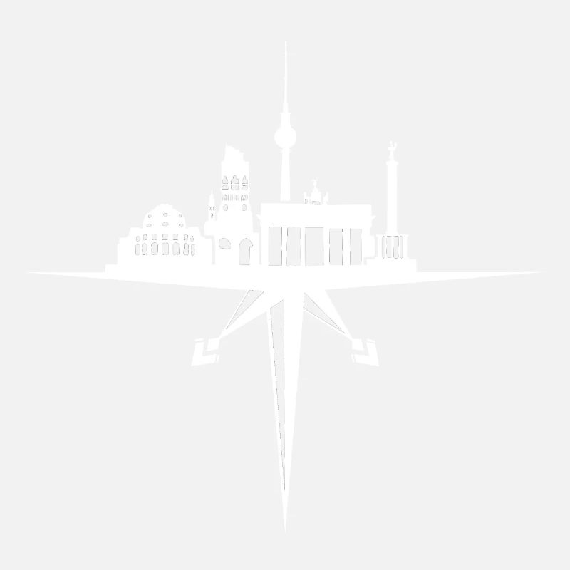 Berliner Skyline Kompass