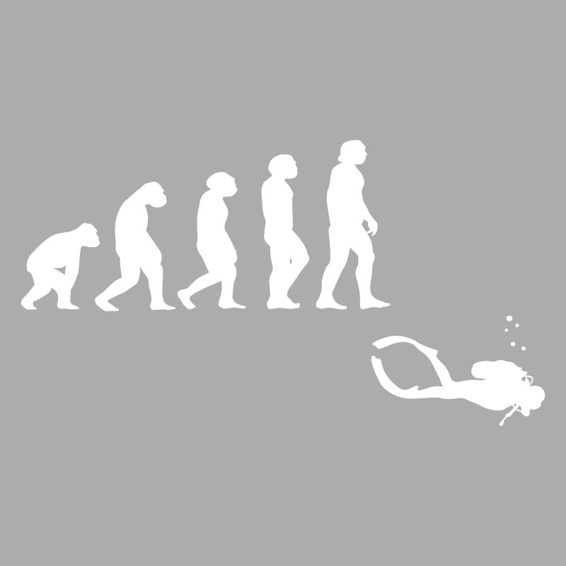 Evolution diving with a device