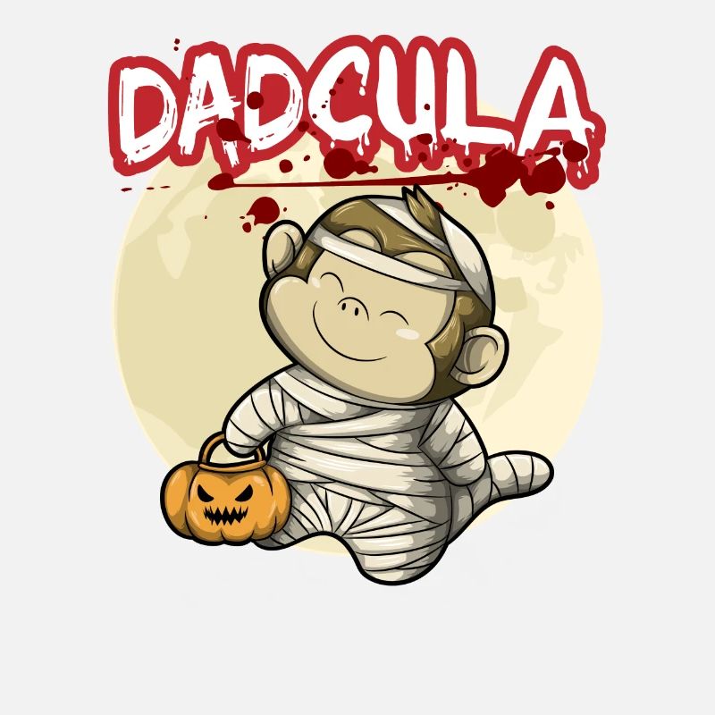 Dadcula Dracula Vampire Dad Funny Halloween Party