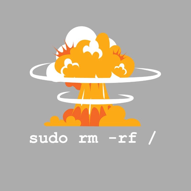 Linux Funny Linux Command Sudo RM RF pour Homme