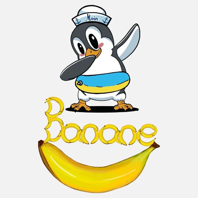 Penguin Banana Sailor Maritime Child