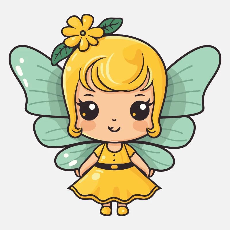Fée Bande Dessinée Mignonne