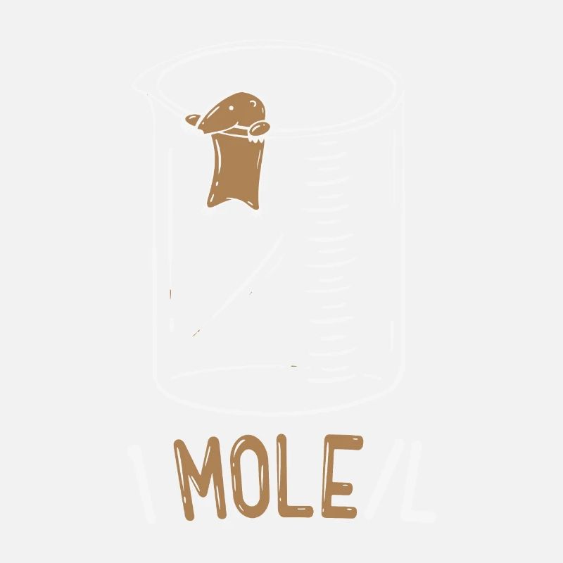 Une mole par litre Drôle Chimie Geek Physics Nerd