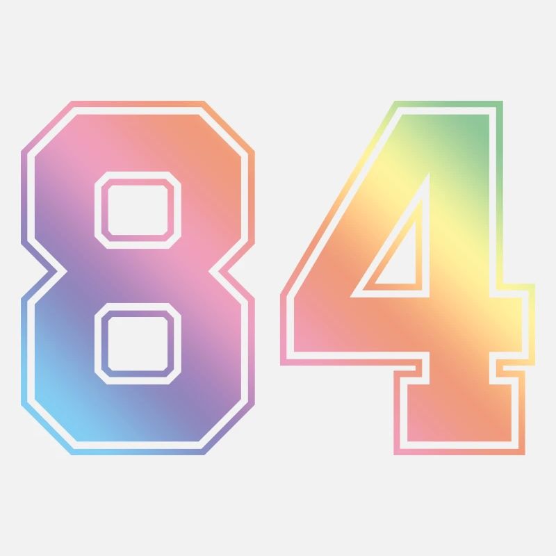 84 Numéro coloré