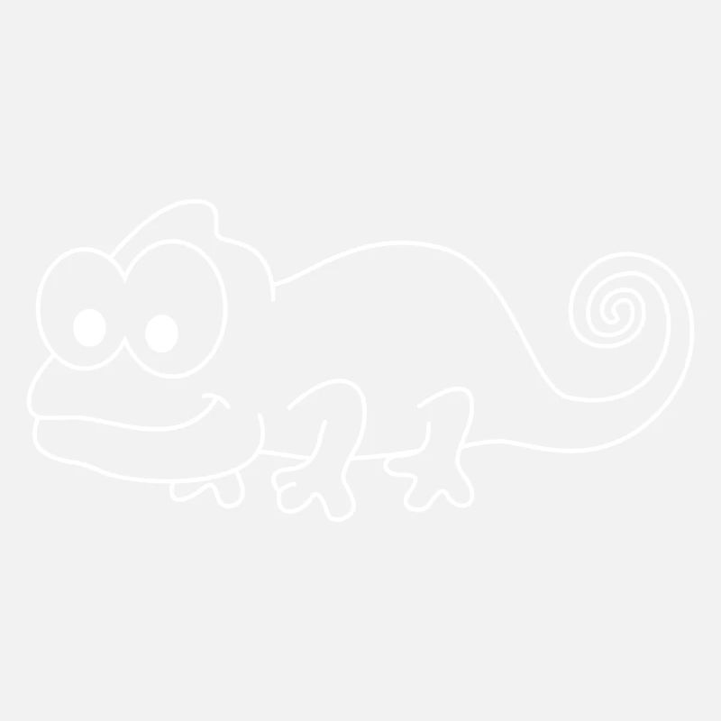 Chameleon Comic Animal
