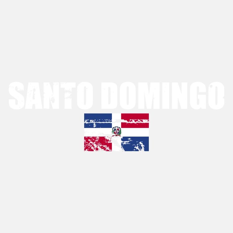 Drapeau vintage de Santo Domingo Dom Rep