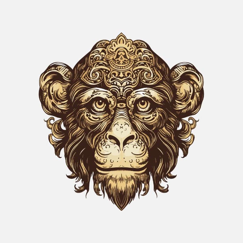 Portrait de singe