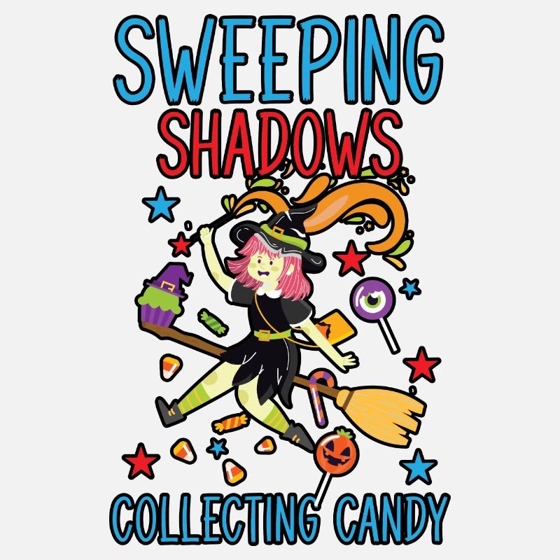 Sweeping Shadows Collecting Candy Halloween