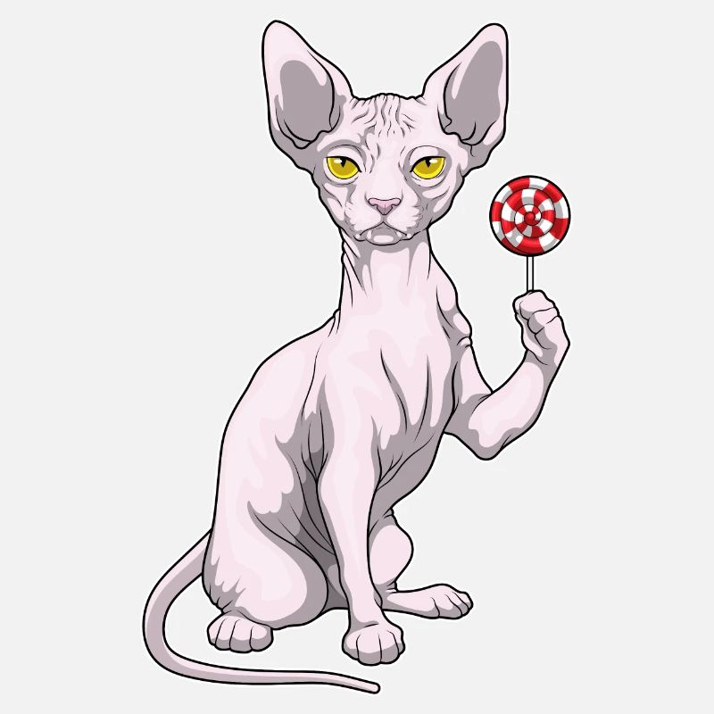 Sphynx Katze Lollipop