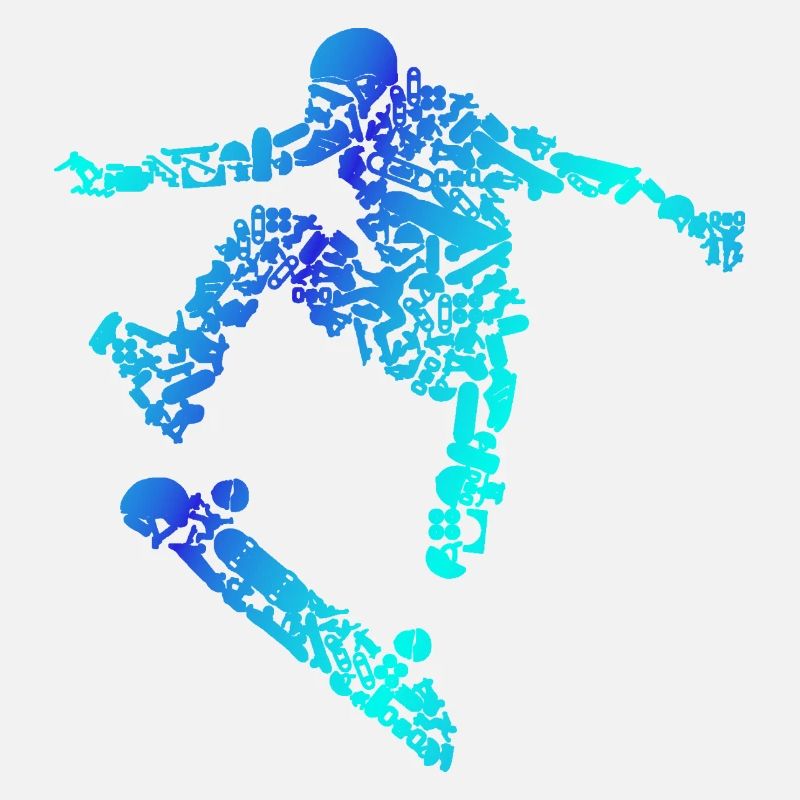 Patineur de longboard
