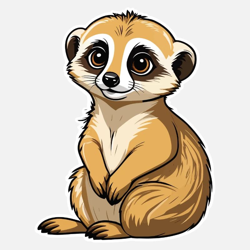 Suricate Illustration Mignonne