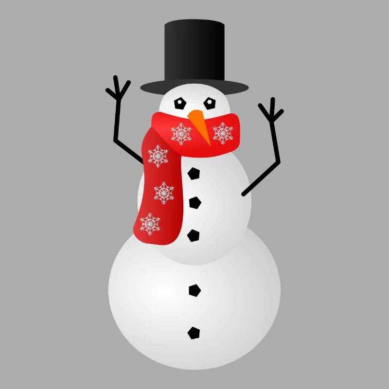 Weihnachtspullover - Schneemann