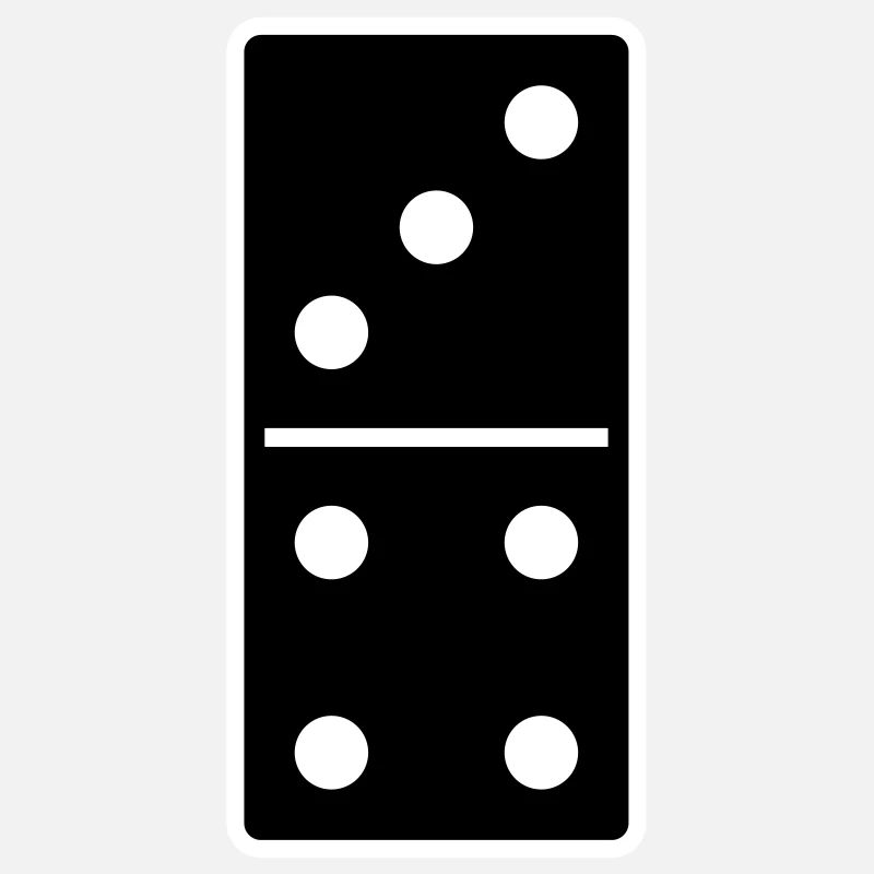 DOMINO STONE 3:4 - VARIABLE COLOR - VECTOR DESIGN!