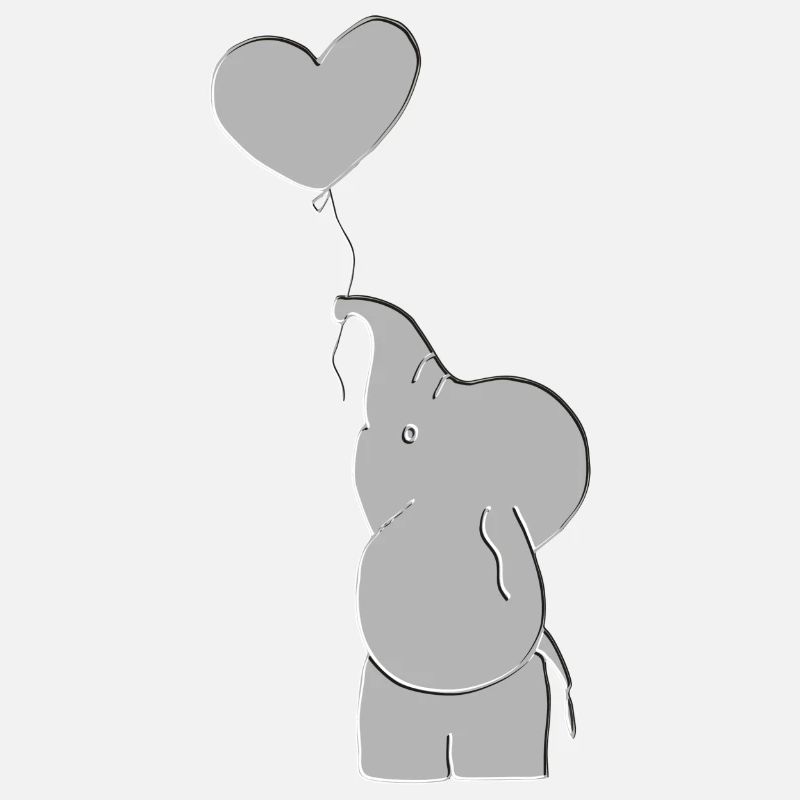 Ballon de secours éléphant