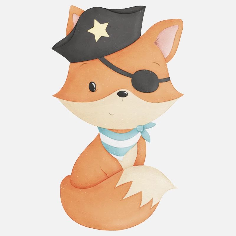 Fuchs als Pirat