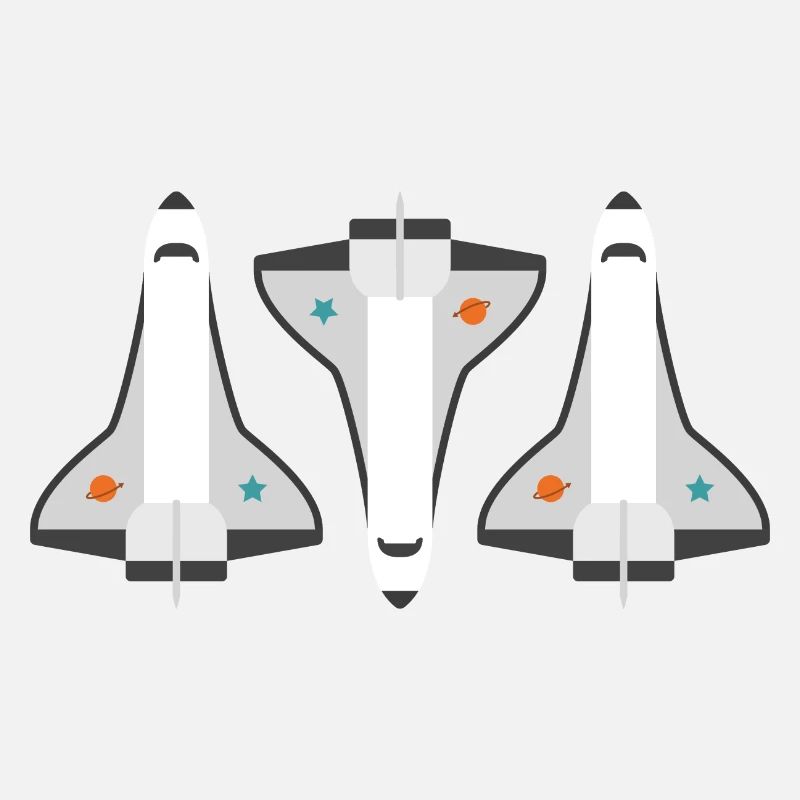Trois navettes spatiales