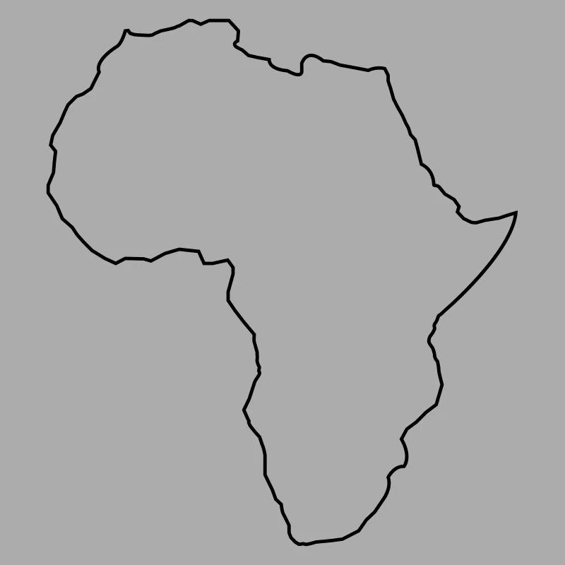 africa outline