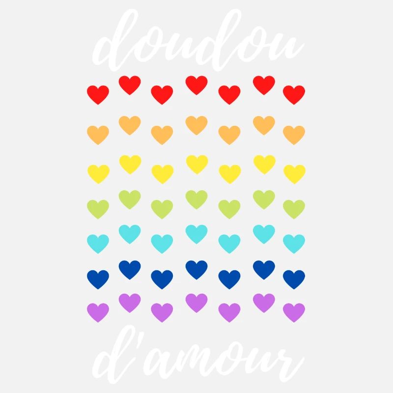 doudou d amour avec des cœurs
