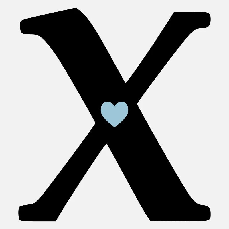 Lettre X Point de départ