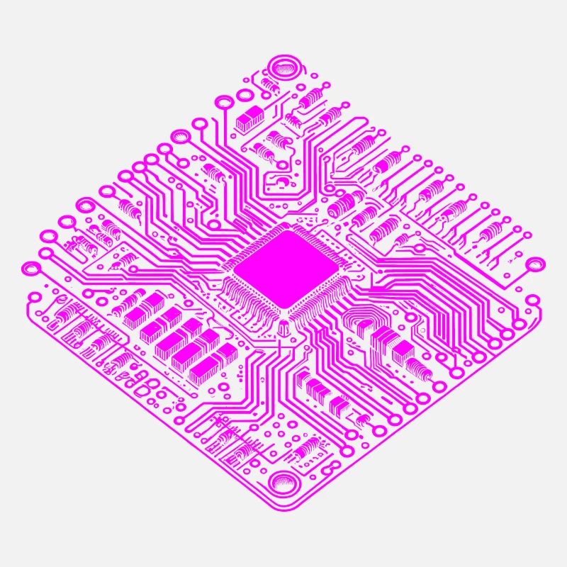 CPU anatomique et PCB - Cool Computer Scientists