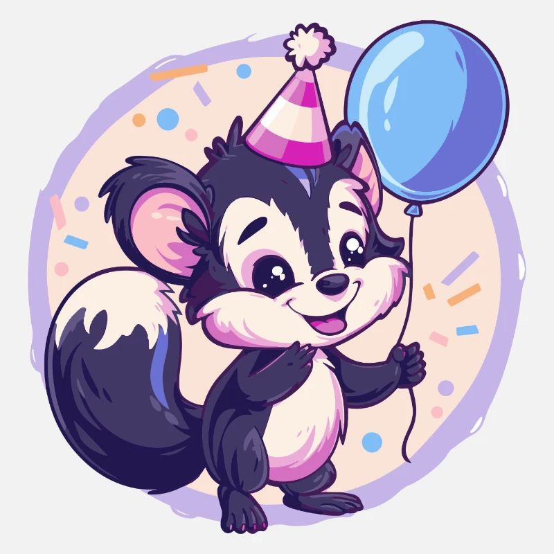 Skunk Birthday Comic