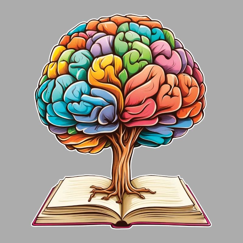 Reading Forms Mindset Growth Artwork Tree