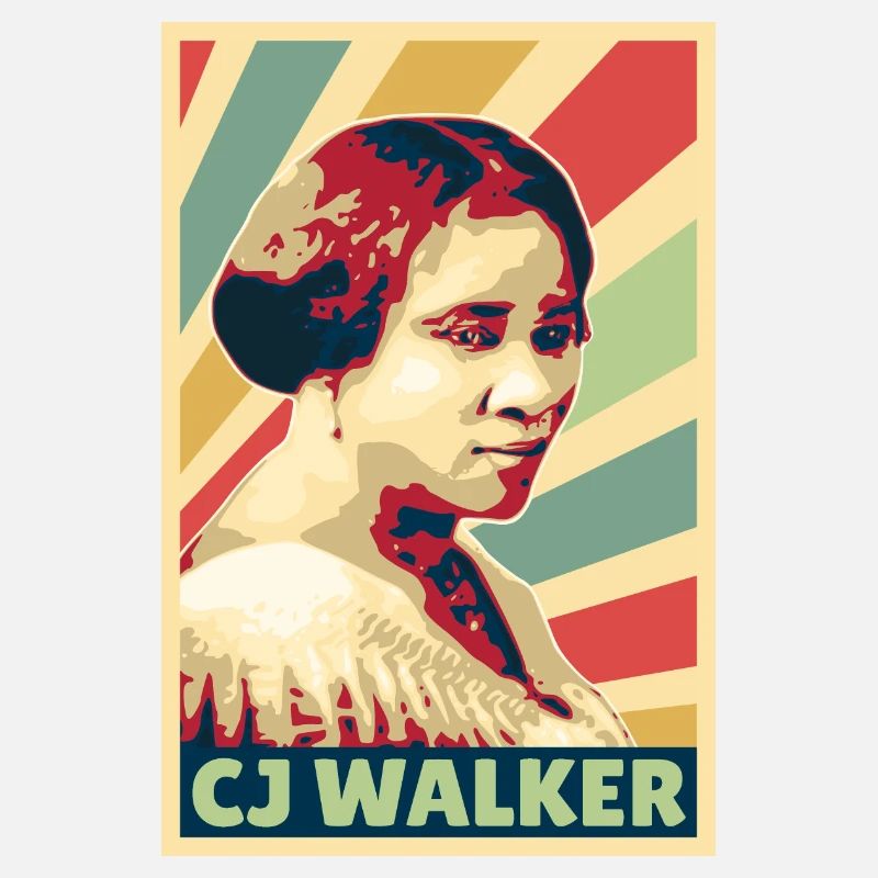 Madam CJ Walker Vintage Farben