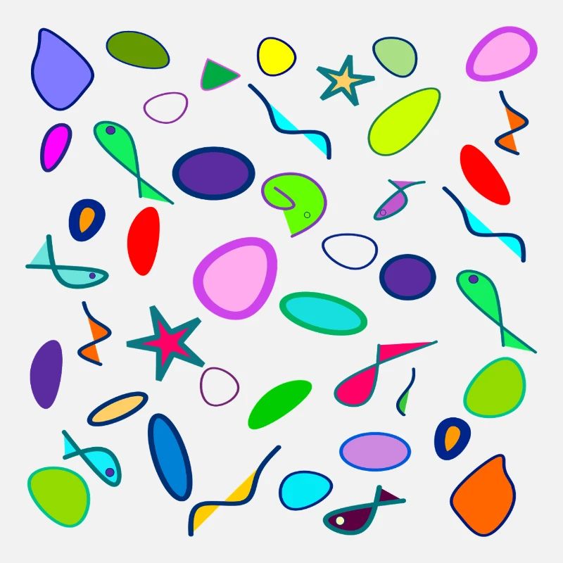 Océan Pop Art Abstrait