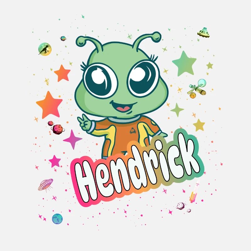 HENDRICK - Schöner Junge Name mit süßem Alien