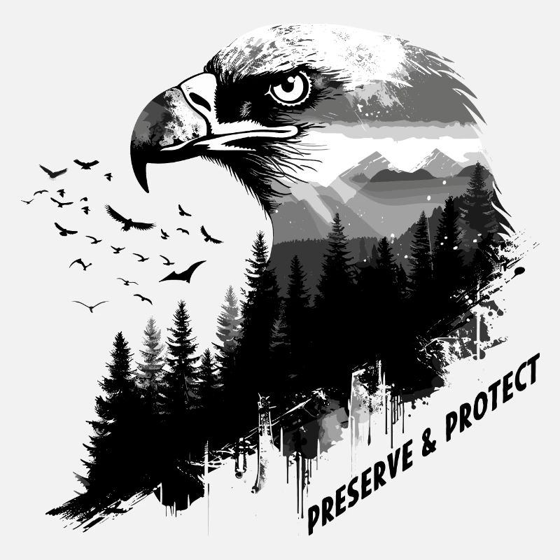 Préserver et protéger le pygargue à tête blanche Aigle Oiseau