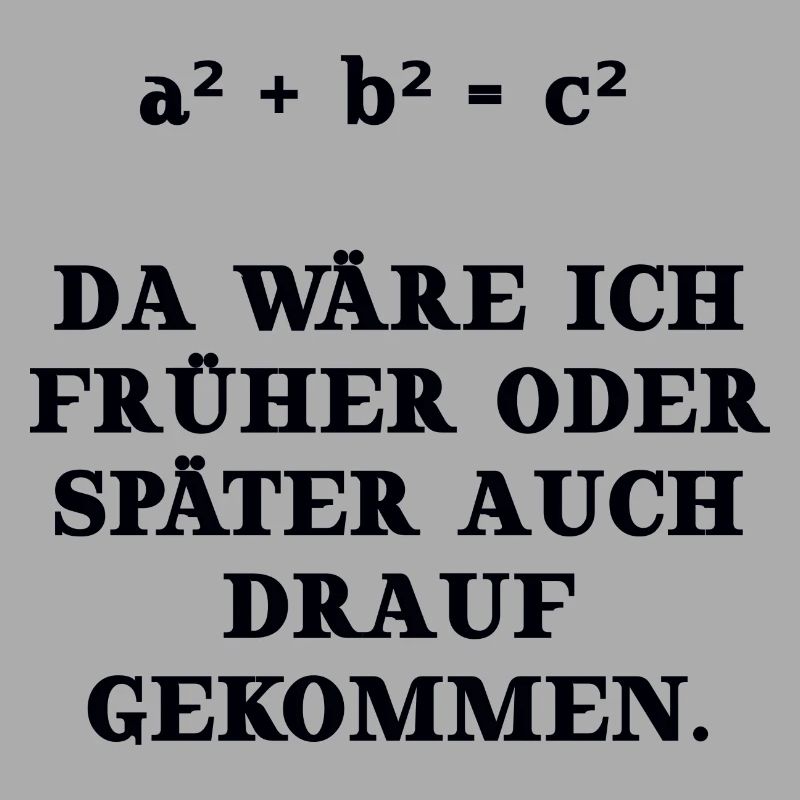 math mathematics funny gift idea Pythagoras