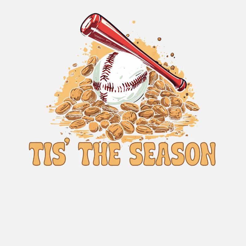 La saison Baseball Peanut Case Casque