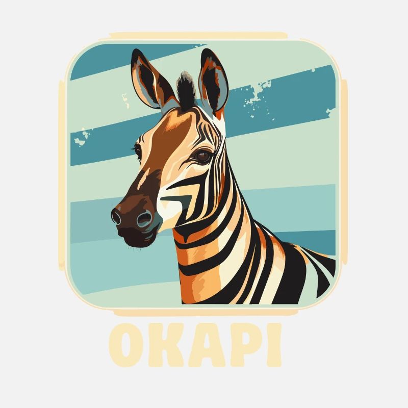 Okapi coucher de soleil Animal