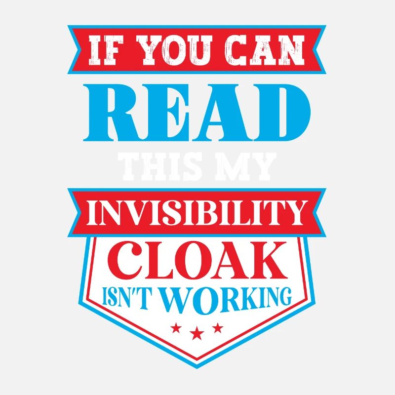 My invisible coat doesn't work