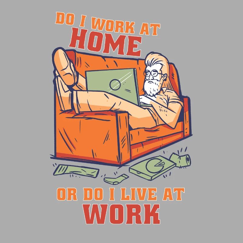 Arbeite Ich Zu Hause Oder Lebe Ich Bei Der Arbeit