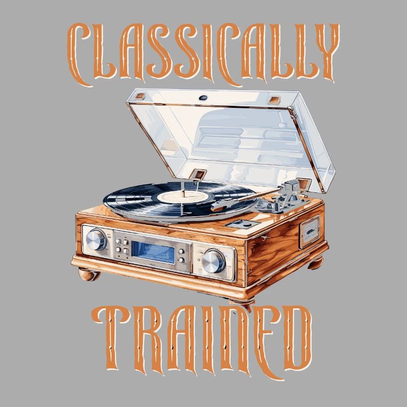 Classically Trained Vintage Record Player