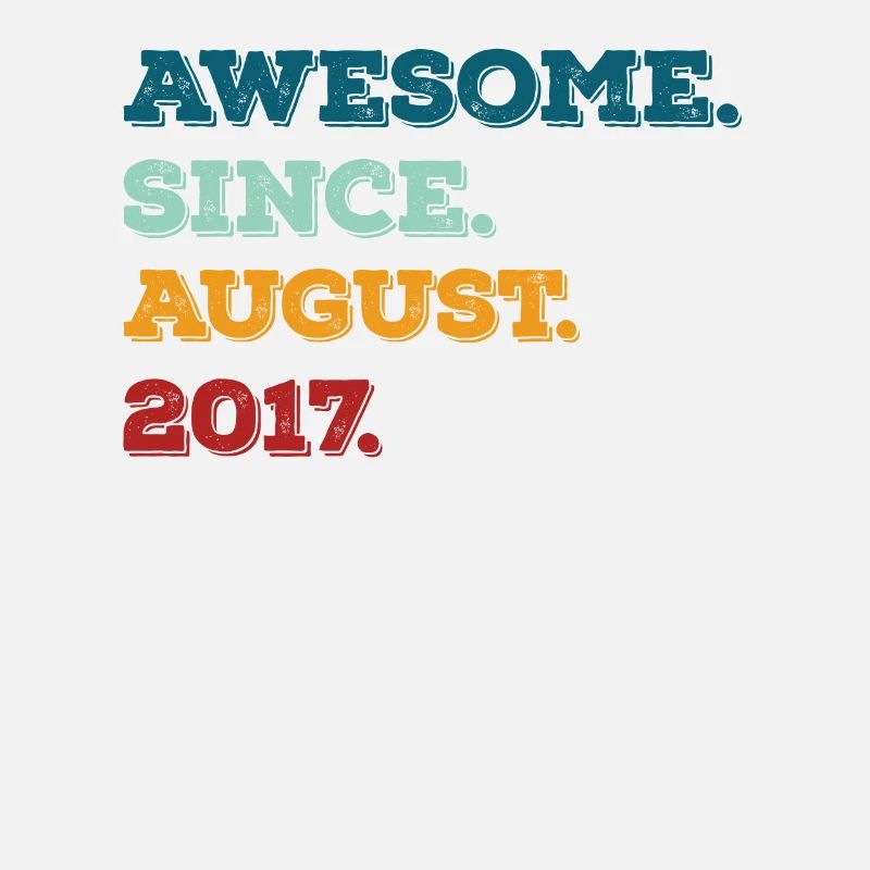 August 2017 - Birthday in August