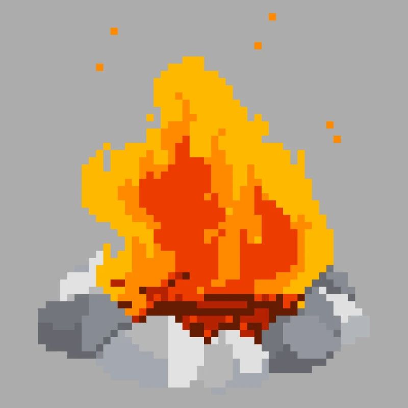 Pixel Feuer pixel fire