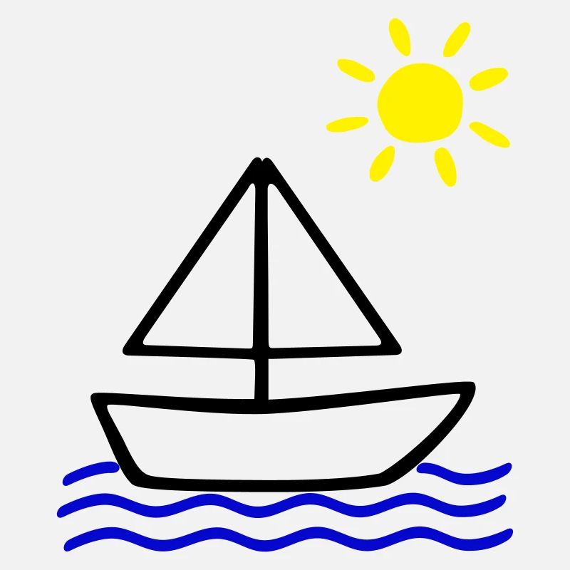 Segelschiff auf hoher See