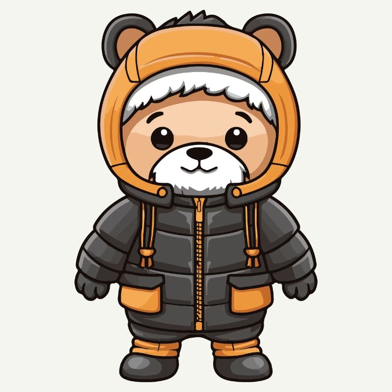 Bär Winter Comic