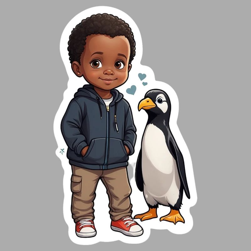 Pinguin Freunde Kind Geschenkidee