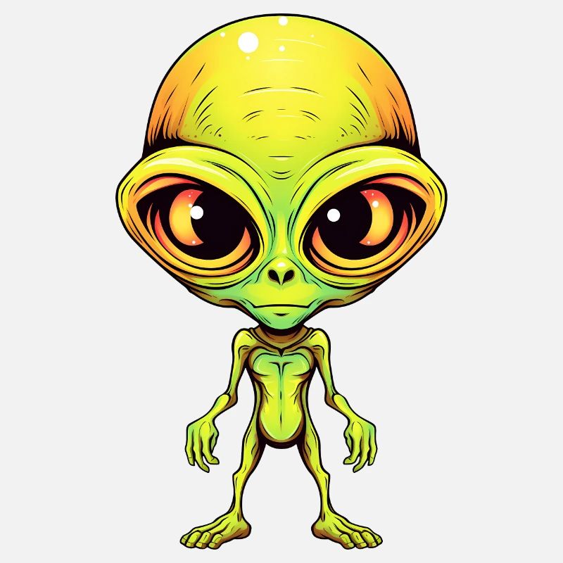 Mignon extraterrestre d’Halloween
