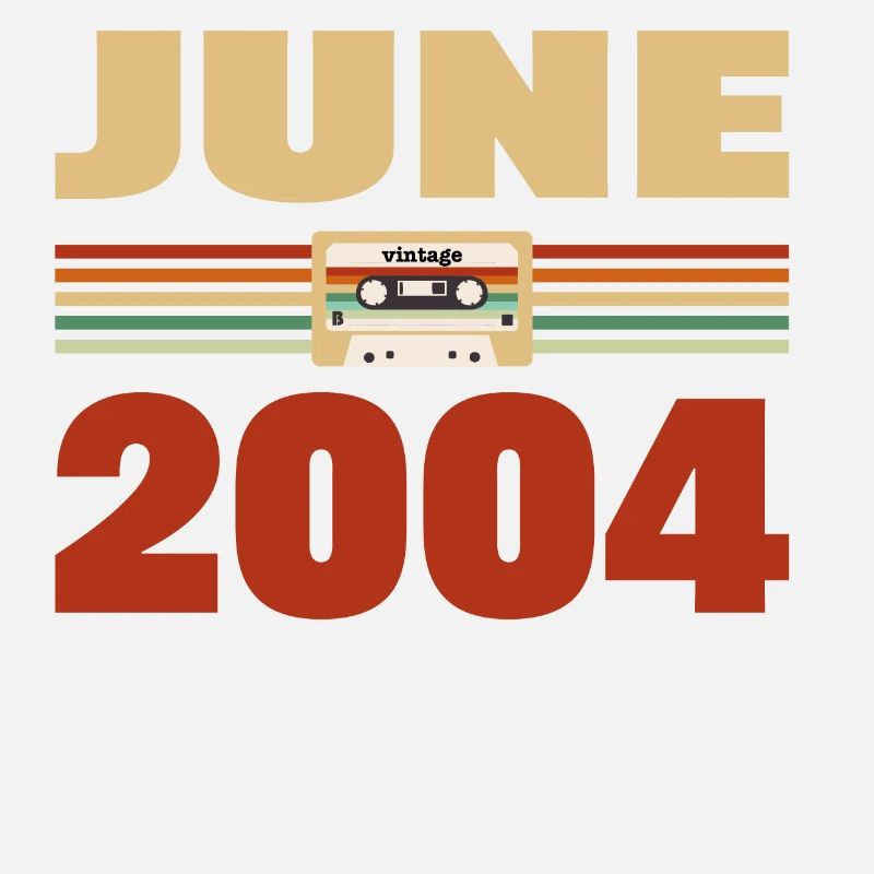 19th Birthday June Vintage 2004 Gift Idea