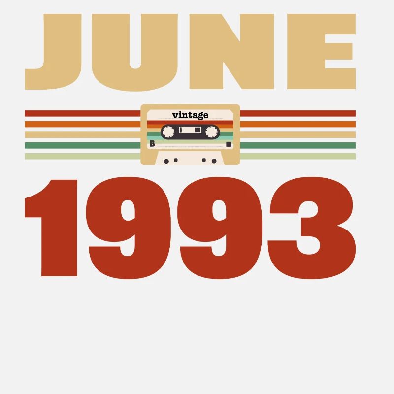 30. Geburtstag Juni Jahrgang 1993 Geschenkidee