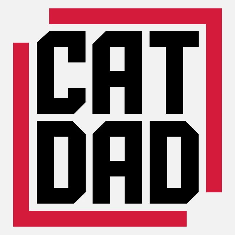 Cat Dad Logo Design